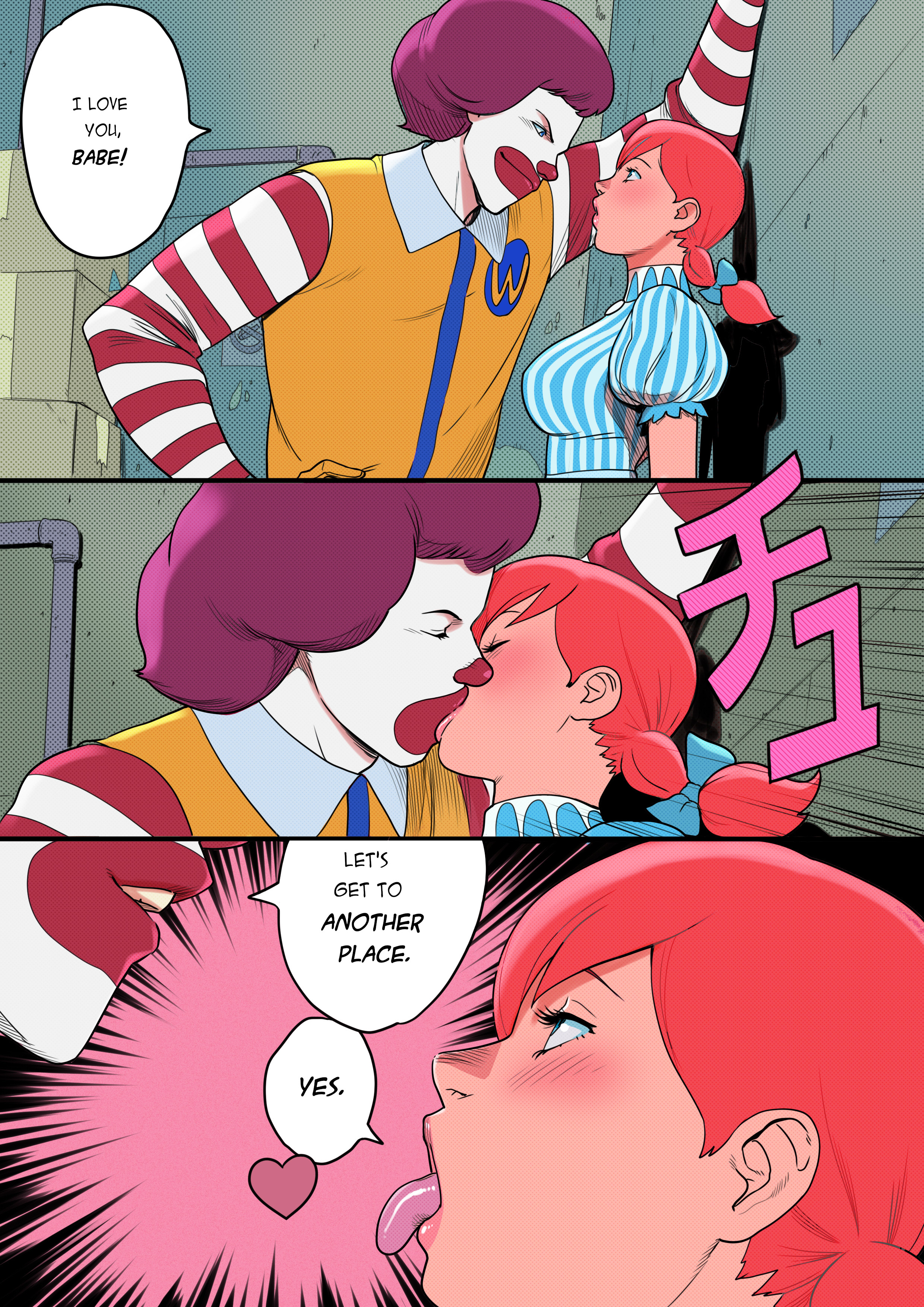 Ronald mcdonald cosplay porn