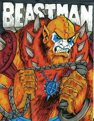Beast Man porn comics