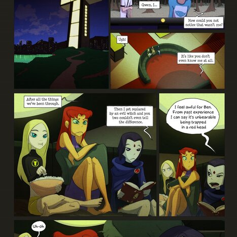 A Few Less Titans Porn comic Cartoon porn comics on DC Universe