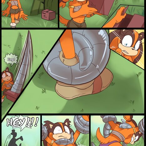 A Present for Sticks Porn comic Cartoon porn comics on Sonic the Hedgehog: Mini comics