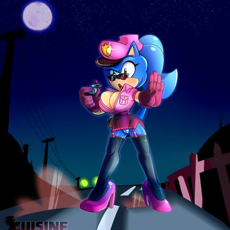 Adventures of Whore Cop Porn comic Cartoon porn comics on Sonic the Hedgehog