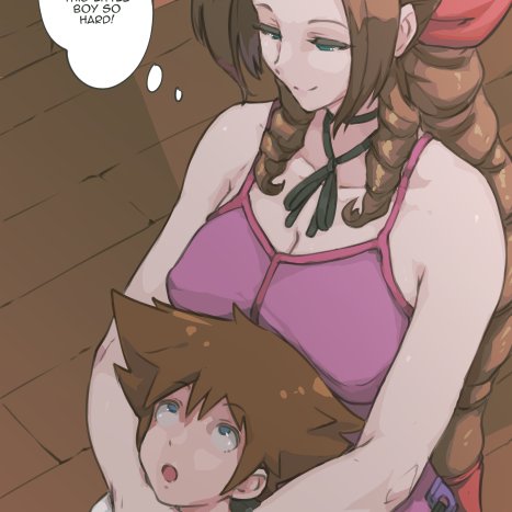 Aerith and Sora  Porn comic Cartoon porn comics on Kingdom Hearts