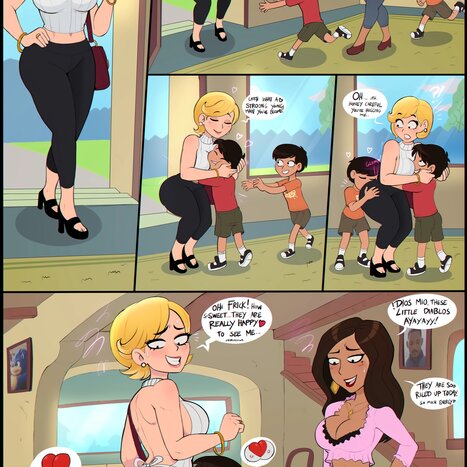 Auntie Porn comic Cartoon porn comics on Others