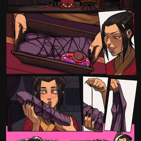Azula and Dildo Porn comic Cartoon porn comics on Avatar: The Last Airbender