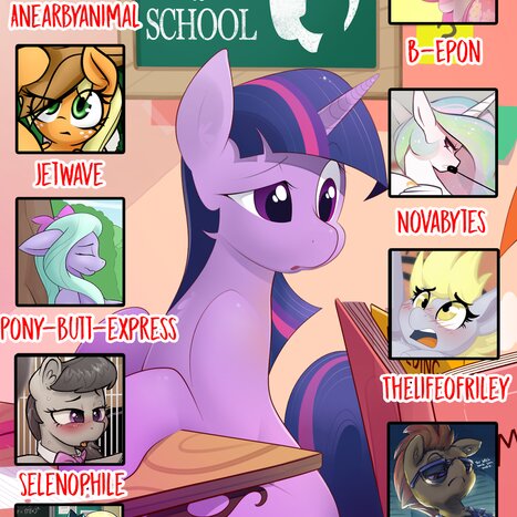 Back To School Porn comic Cartoon porn comics on My Little Pony: Art Packs