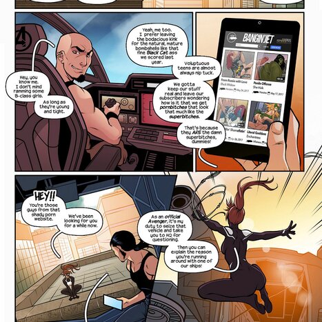 Bangin&#039; Jet Porn comic Cartoon porn comics on Marvel