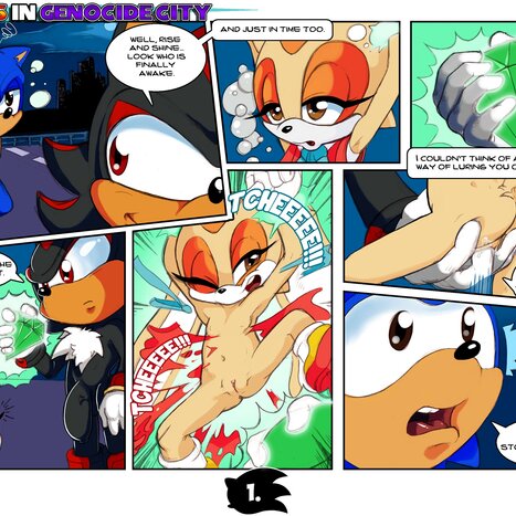 Chaos in Genocide City Porn comic Cartoon porn comics on Sonic the Hedgehog