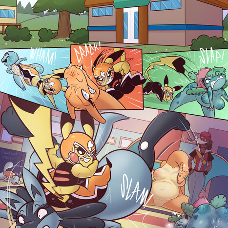Chica&#039;s Typical Training Day Porn comic Cartoon porn comics on Pokemon