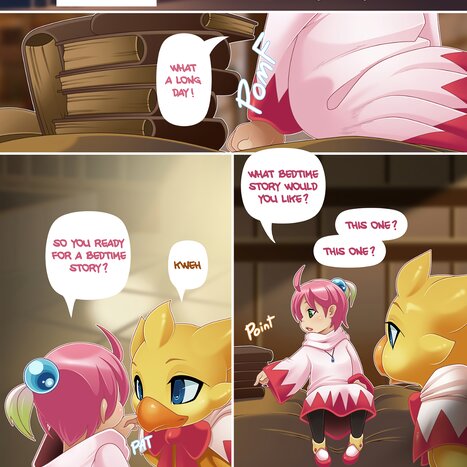 Chocobo Fables Porn comic Cartoon porn comics on Final Fantasy