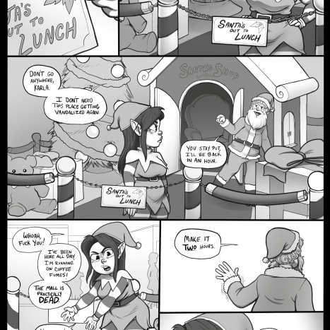 Christmas Elf Porn comic Cartoon porn comics on New Year - Christmas