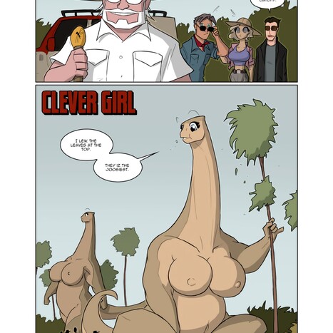 Clever Girl Porn comic Cartoon porn comics on Jurassic Park