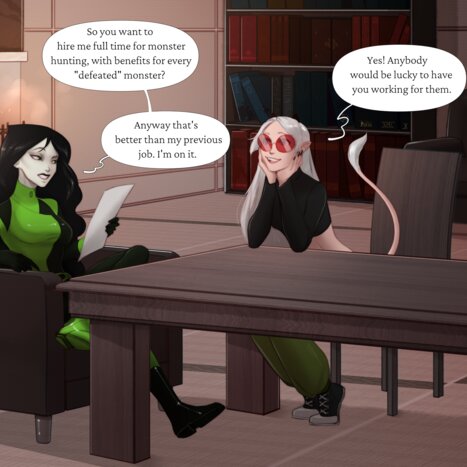 Contract with Shego Porn comic Cartoon porn comics on Kim Possible