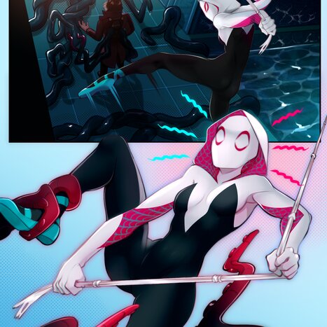 Contract with Spider-Gwen Porn comic Cartoon porn comics on Spider-Man