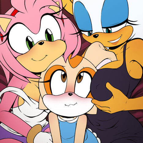 Cream&#039;s Sleepover Porn comic Cartoon porn comics on Sonic the Hedgehog