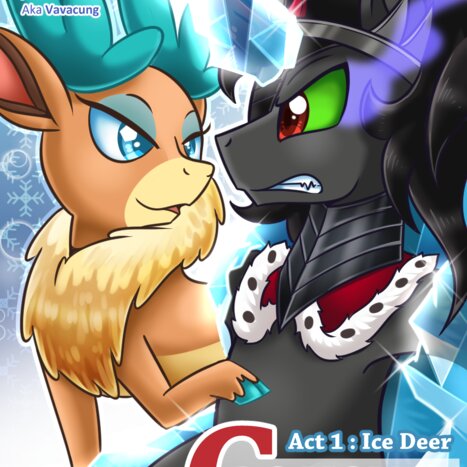 Crossover Story Act 1: Ice Deer Porn comic Cartoon porn comics on Crossovers