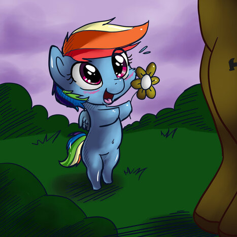 Dashie&#039;s Cubby Day Porn comic Cartoon porn comics on My Little Pony: Classic