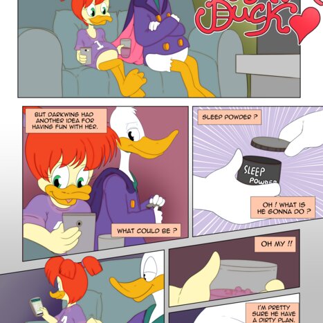 Delightful Duck Porn comic Cartoon porn comics on Darkwing Duck