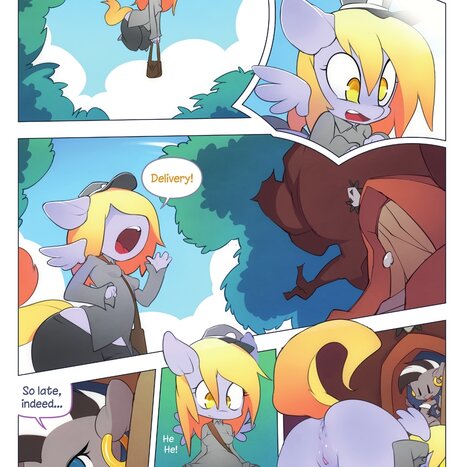 Derpadoodle Doolivery Porn comic Cartoon porn comics on My Little Pony: Anthro