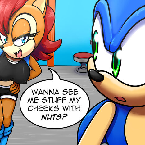 Did You Say Nuts Porn comic Cartoon porn comics on Sonic the Hedgehog: Mini comics