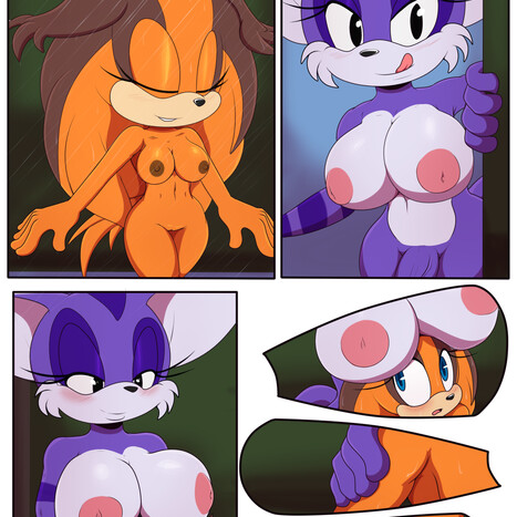 Dirty Shower Porn comic Cartoon porn comics on Sonic the Hedgehog: Mini comics