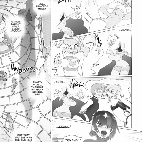 Dirty Trix Porn comic Cartoon porn comics on My Little Pony: Humanization