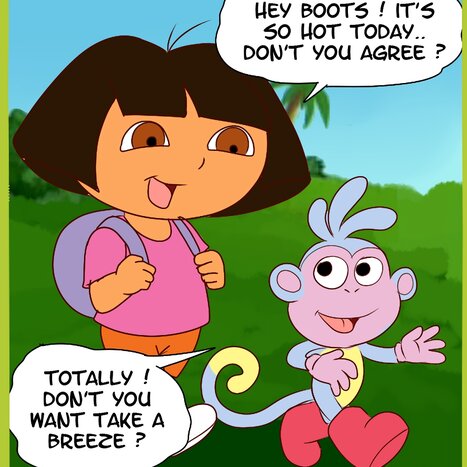 Dora and Boots Porn comic Cartoon porn comics on Dora the Explorer