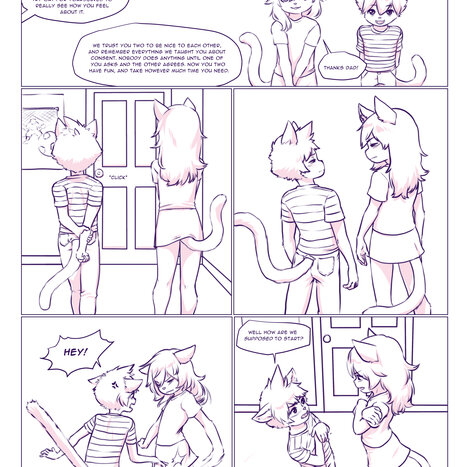 First Time&#039;s The Charm Porn comic Cartoon porn comics on Furry