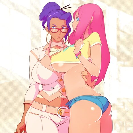 Flurty Porn comic Cartoon porn comics on My Little Pony: Humanization