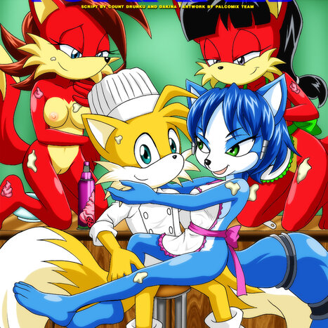 FoXXXes Porn comic Cartoon porn comics on Crossovers