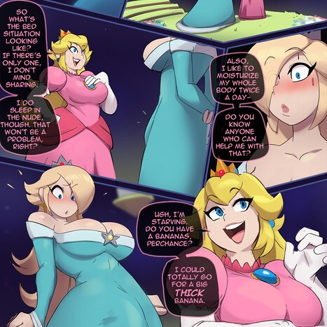 Futa Space Princess Porn comic Cartoon porn comics on Super Mario