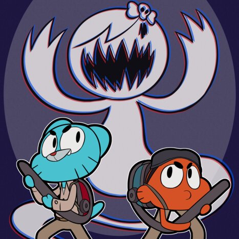Ghost Buster Porn comic Cartoon porn comics on The Amazing World of Gumball