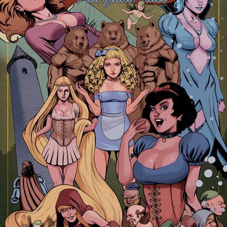 Grimms&#039; Girls in Fairyland Tales Porn comic Cartoon porn comics on Little Red Riding Hood