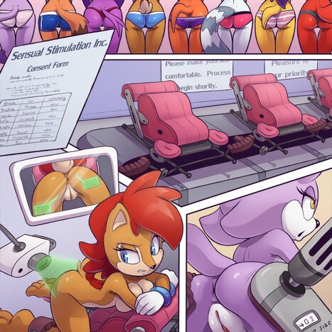 Group Enhancements Porn comic Cartoon porn comics on Sonic the Hedgehog: Mini comics