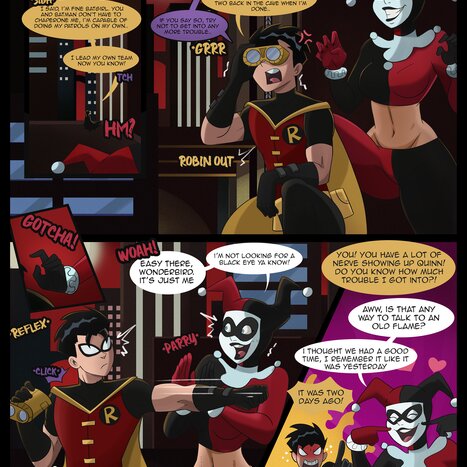 Harley and Robin: Second Shot of Crazy Porn comic Cartoon porn comics on DC Universe