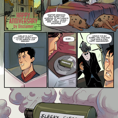 Harley Quinn&#039;s Anniversary Surprise Porn comic Cartoon porn comics on DC Universe