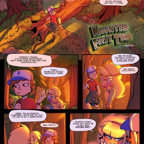 Haunted First Time Porn comic Cartoon porn comics on Gravity Falls