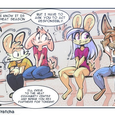 Heat Season - Ratcha Porn comic Cartoon porn comics on Furry