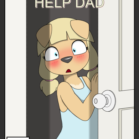 Help Dad Porn comic Cartoon porn comics on Furry