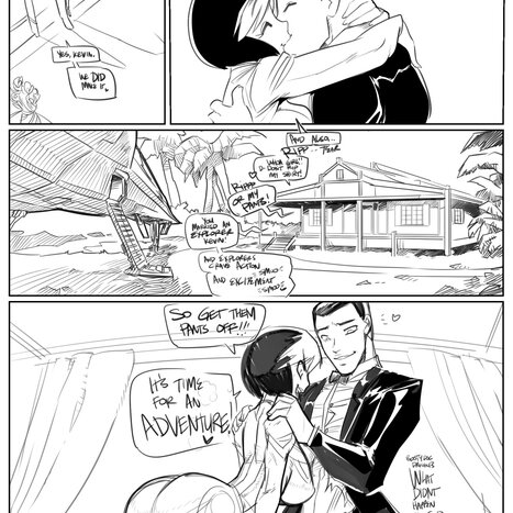 Honeymoon Adventure Porn comic Cartoon porn comics on Others