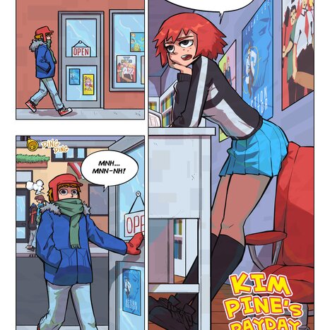Kim Pine&#039;s Payday Porn comic Cartoon porn comics on Scott Pilgrim