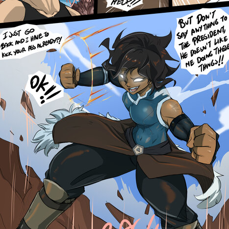 Korra&#039;s Return Porn comic Cartoon porn comics on The Legend of Korra