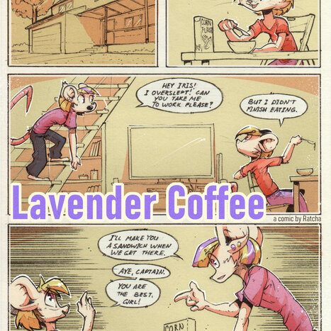 Lavender Coffee Porn comic Cartoon porn comics on Furry