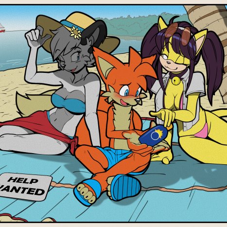 Life&#039;s A Beach  Porn comic Cartoon porn comics on Sonic the Hedgehog: Mini comics
