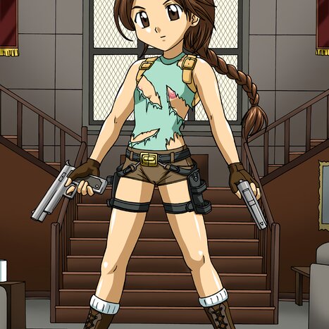 Loli Raider Porn comic Cartoon porn comics on Tomb Raider