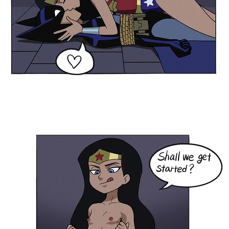 Loli Wonder Woomen Porn comic Cartoon porn comics on DC Universe