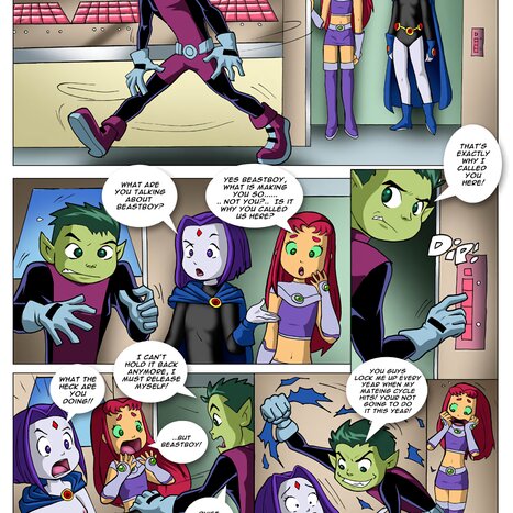 Lolititans Porn comic Cartoon porn comics on DC Universe