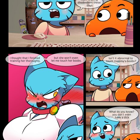 Lusty World of Nicole 3 - Controller Porn comic Cartoon porn comics on The Amazing World of Gumball