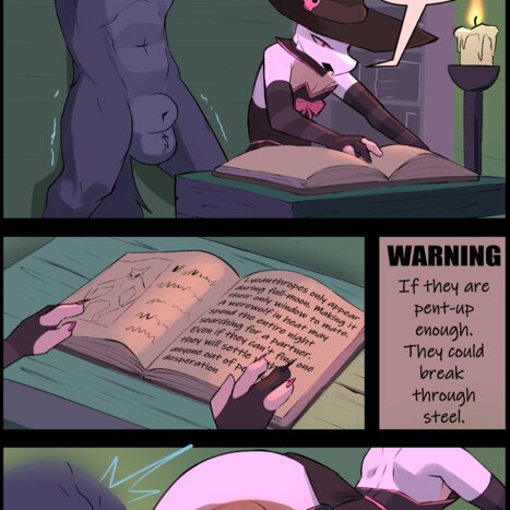 Lyra x Werewolf Porn comic Cartoon porn comics on Furry
