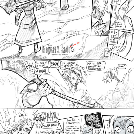 Magnai x Sadu &quot;Gooses and ganders&quot; Porn comic Cartoon porn comics on Final Fantasy