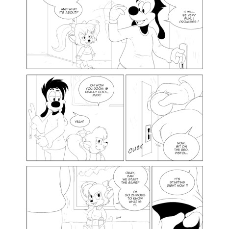 Max and Pistol Porn comic Cartoon porn comics on Goof Troop
